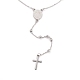 304 collane di perle del rosario in acciaio inossidabile per la religione X-STAS-B021-02P-2