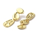 Rack Plating Brass Dangle Stud Earring EJEW-H099-02G-2