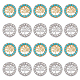 Dicosmétique 50 pièces perles arbre de vie 2 couleurs breloques coulissantes en alliage avec turquoise synthétique plat rond arbre de vie filigrane perles d'espacement strass breloques pour bricolage fabrication de bijoux artisanat FIND-DC0003-59-1