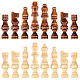 Piezas de ajedrez de madera gorgecraft WOOD-GF0001-14-1
