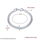 Messing fischgrätförmig Kettenarmbänder BJEW-BB17047-3