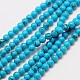 Synthetic Chinese Turquoise Bead Strands X-G-A130-3mm-L06-1