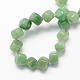 Cube Shaped Gemstone Natural Green Aventurine Stone Beads Strands G-S108-11-2