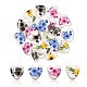 20 Stück 4-farbige handgefertigte Porzellan-Keramikperlen DIY-FS0002-43-1