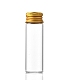 ガラス瓶は、コンテナをビーズ  金メッキアルミニウムキャップ付きスクリュートップビーズ保チューブチューブ  コラム  透明  2.2x7cm  容量：17ml（0.57fl.oz） CON-WH0085-78F-1