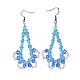 Glass Beads Dangle Earrings EJEW-JE02987-02-2