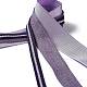 9 ヤード 3 スタイルのポリエステル リボン  DIY手作りクラフト用  髪のちょう結びとギフトの装飾  紫のカラーパレット  ライラック  3/8~1-5/8 インチ (10~40mm) 約 3 ヤード/スタイル SRIB-C002-07G-3