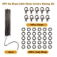 Kit de fabricación de joyas de cadena de cable de latón de 3 m diy DIY-YW0005-75B-3