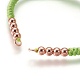 Nylonschnur geflochtene Perlen Armbänder machen BJEW-F360-FRG07-2
