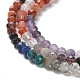 Natural & Synthetic Mixed Gemstone Beads Strands G-D080-A01-01-4