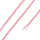 ラウンドワックスポリエステル糸ストリング  マイクロマクラメコード  ツイストコード  革縫い用  鮭色  0.55mm  約131.23ヤード（120m）/ロール YC-D004-02C-136-3