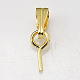 Brass Peg Bails Pin Pendants IFIN-H027-G-1