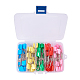 BENECREAT 1 Box(100pcs) 5cm Assorted Color Plastic Head Safety Pins Safety Pins Diaper Pins Plastic Head Cloth Diaper Nappy Pins NEED-BC0001-02-2