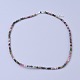 Colliers de perles de tourmaline naturelle NJEW-K114-A-A15-1