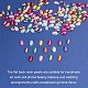 Cabujones de perlas de imitación de plástico ABS MACR-PH0001-03-5
