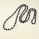 Acrylic Pearl Beaded Necklaces NJEW-D124-03-1