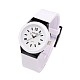 304 relojes de pulsera de cuarzo de silicona de acero inoxidable para niños WACH-N016-02-2