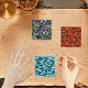 カスタムPVCプラスチッククリアスタンプ  DIYスクラップブッキング用  装飾的なフォトアルバム  カード作り  スタンプシート  フィルムフレーム  混合図形  160x110x3mm DIY-WH0439-0239-4