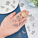 SUNNYCLUE 1 Box 8 Styles 16Pcs Hollow Animal Pendants Stainless Steel Frame Unicorn Lion Charms Open Bezel Dragonfly Pendants for Beginners DIY Necklace Bracelet Jewelry Making STAS-SC0002-84-3