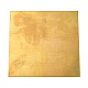 （見切りセールの不良：表面に傷があります）  真鍮パネル  機械的切断用  精密加工  金型製作  正方形  ゴールドカラー  15x15x0.1cm KK-XCP0001-46-2