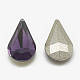 Cabujones de cristal con rhinestone RGLA-T082-6x10mm-16-2