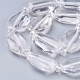 Granos de cristal de cuarzo natural hebras G-L519-A-01-1