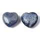 天然カイヤナイトのハートの愛の石  レイキバランシング用のポケットパームストーン  19~20x20~23x10mm G-S299-118-2