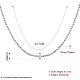 925 Sterling Silver Chain Necklaces NJEW-BB19826-2-3
