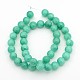 Chapelets de perles de jade naturel JBR10mm-15-3
