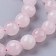 Natürlichen Rosenquarz Perlen Stränge X-G-D840-20-10mm-3