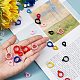 GORGECRAFT 72PCS Anti-Lost Silicone Rubber Rings 6 Colors 8mm 13mm Diameter Lostproof O Rings Adjustable Band Holder Necklace Lanyard Pendant for Pens Device Keychains Daily Sport Home Supplies SIL-GF0001-26-3