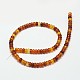 Rondelle Natural Agate Bead Strands G-M257-6.5x4mm-15-2