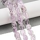 Natürlichen Amethyst Perlen Stränge&nbsp;G-G160-B03-01-2