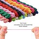 JEWELEADER 19 Colors About 240 Yard Nylon Jewelry Thread Cord 2mm Shiny Silky Rattail Cord Chinese Knotting Beading Cord for DIY Jewellery Making Macrame Kumihimo Friendship Bracelets NWIR-PH0001-15-2mm-4