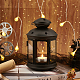 Lanternes à bougies design vintage ahandmaker avec étoiles AJEW-WH0299-85B-5