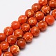 Synthetic Imperial Jasper Beads G-I083-4mm-M-1-2