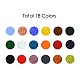 48000pcs 18 colores 12/0 grado a cuentas redondas de semillas de vidrio SEED-JP0012-03-2mm-2