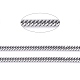 304 stämmige Bordsteinketten aus Diamantschliff aus Edelstahl CHS-F013-02P-4