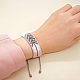 Amicizia punte di freccia telaio modello semi perline bracciali per le donne BJEW-C011-29-1