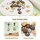 Cheriswelry 36pcs 6 colores encantos de aleación FIND-CW0001-19-4