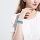 Natural Turquoise Chips Stretch Bracelets BJEW-BB16541-E-8