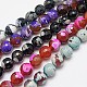 Natural Fire Crackle Agate Beads Strands G-D210-12mm-M2-1