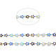 Цепочки со звеньями из латуни и эмали ручной работы CHC-N021-04B-4