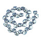 Fili di perle di plastica imitazione perla abs KY-N015-01B-2