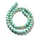 Synthetic Turquoise and Sea Shell Assembled Beads Strands G-D482-01C-08-3