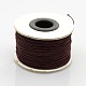 Elastic Round Jewelry Beading Cords Nylon Threads NWIR-L003-B-03-2