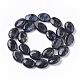 Brins de perles de larvikite naturelles G-S359-001-2