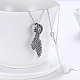 925 Sterling Silver Pendant Necklaces NJEW-BB18236-6