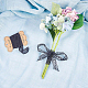 Benecreat15ロール37.5ヤード黒花柄生地レースリボン結婚式の招待状のロールで  カード  飾る  縫い  髪の弓作り  ギフトパッケージラッピング  混合サイズ OCOR-BC0003-02-6