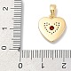 Латунные микро проложить кубического циркония подвески KK-Q030-02C-G-2